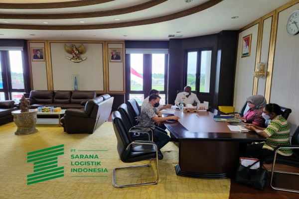 Sarana Logistik Indonesia bersama Bupati dan Kadis Pertanian Merauke