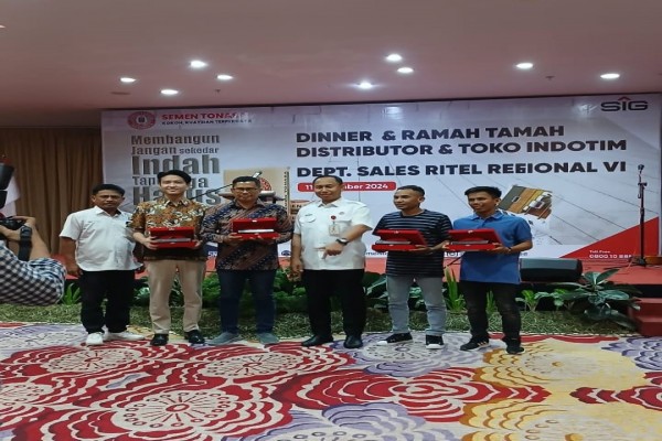 Penghargaan "Distributor Teraktif" Plant Visit Indotim 2024 PT. SIG